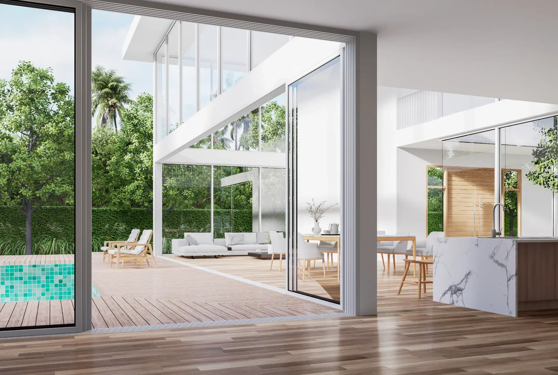 VLX 138 Panoramic Sliding Door in Miami, FL | Hale Windows Miami - detail 1
