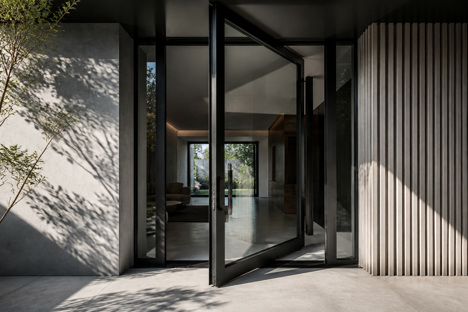 VLX 100 Pivot Door in Miami, FL | Hale Windows Miami - detail 2